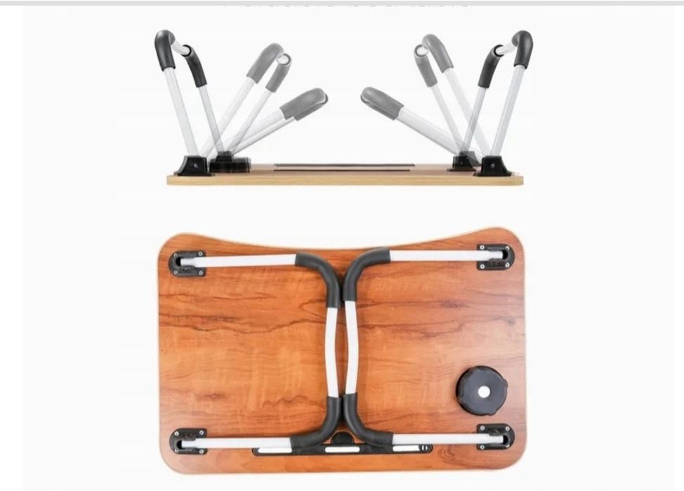 Столик для работы на ноутбуке,и завтраков в кровати,  складной,с нишей