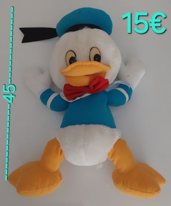 PELUCHE PATO DONALD, MINNIE E PANDA.Brincar,Casa,Quarto,Sala,Colecção.