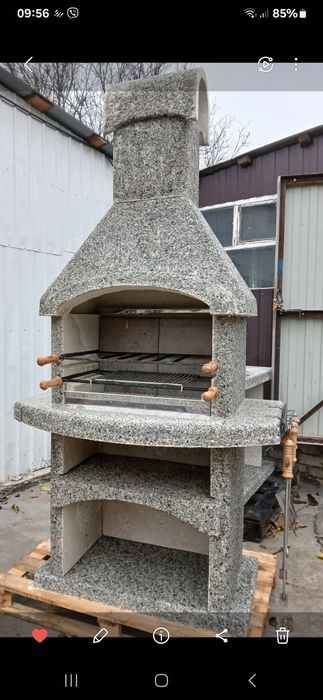 Камины барбекю, печь ,уличный бетонный разборной мангал