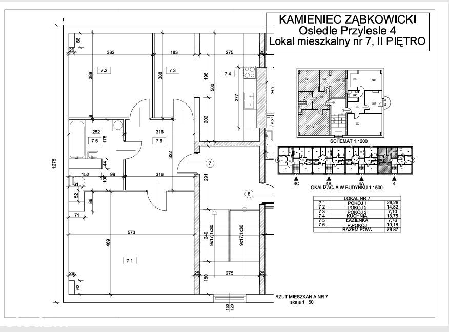 Nowoczesny apartament 84,23 m² - Kamieniec Ząbkowicki