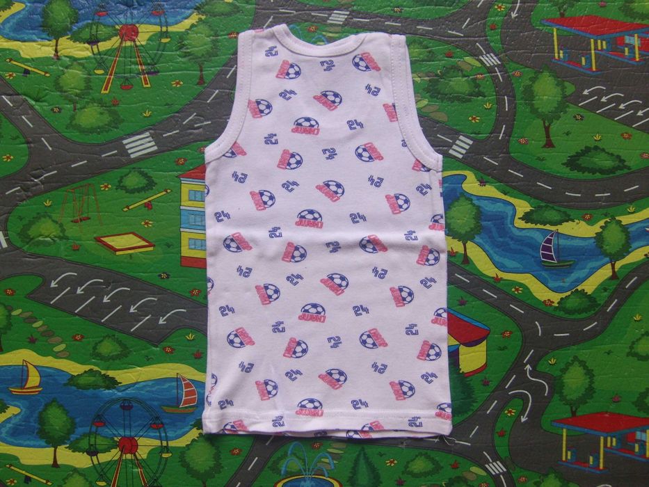 Майка TATOSHKA (татошка) для мальчика (хлопок) рибана