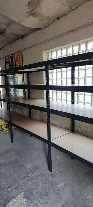 Regały Magazynowe, Warsztatowe, Duże Nit-Klick 180x180x60 cm 4P/400 kg
