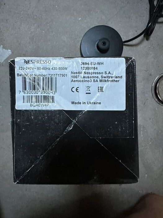 Batedor de Leite Nespresso Aeroccino