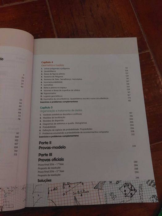 Livros Preparação para a prova final 9° ano