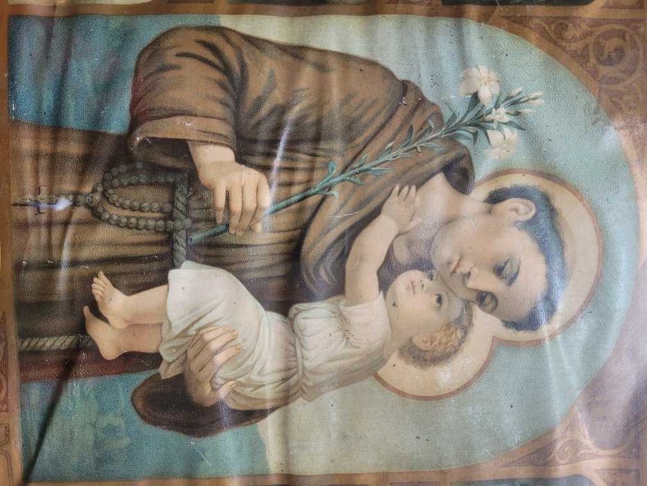 Litografia - Vida e Obra de Santo António de Pádua/Lisboa - antiga