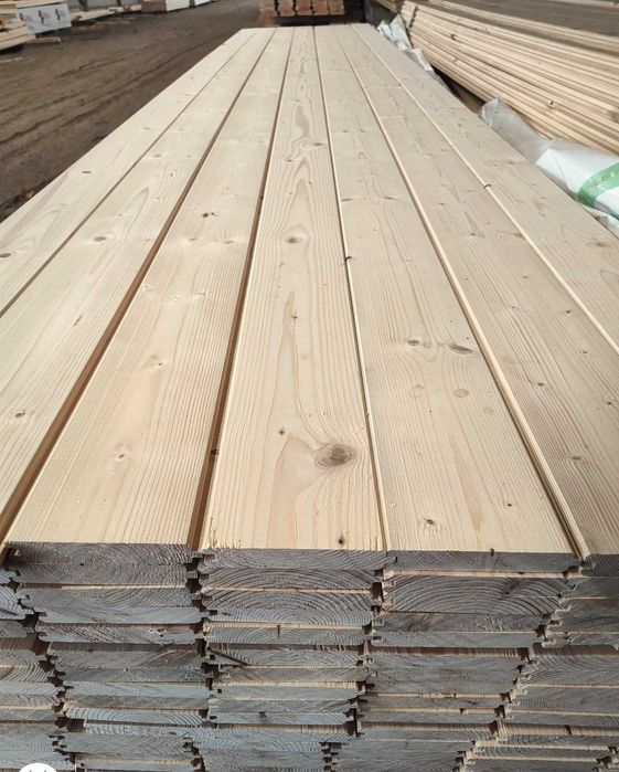 Deska stropopodłoga 24x145mm świerk AB elewacja