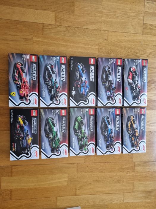 Lego Speed Champions F1 - Coleção completa