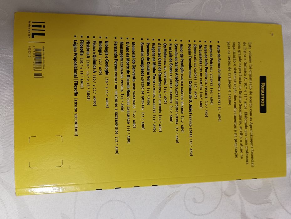 Coleção Resumos Física e Química A 10° e 11°