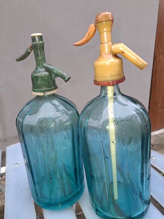 Butelka na wode sodowa PRL