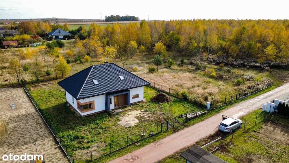 Nowy dom | do wykończenia | działka 1029 m² | cisza, spokój | Bechcice