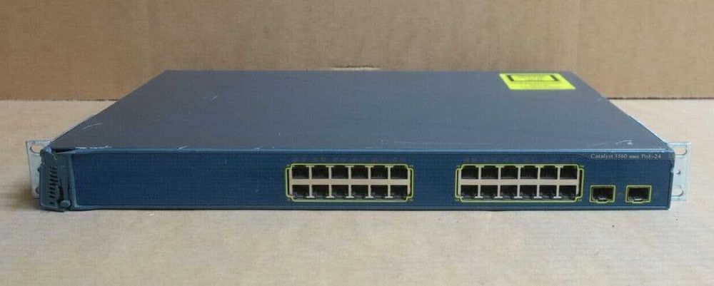 SWITCH CISCO WS-C3560-24PS-S 24x10/100 POE 2xSFP  1Gb