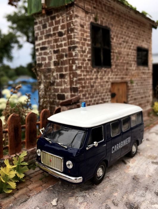 Prospekt- FIAT 238 MINIVAN 1965-auta,model,wozy policyjne,kolekcja