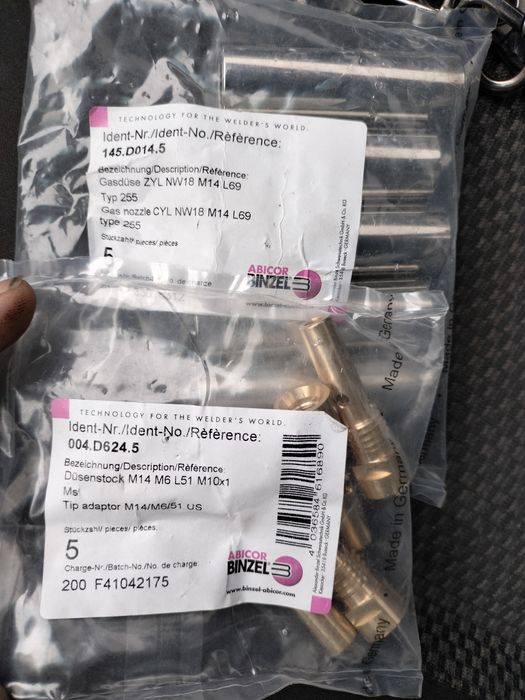 Сопло Binzel Ø18/22/70 мм для рукавов Binzel+вставка Оригинал