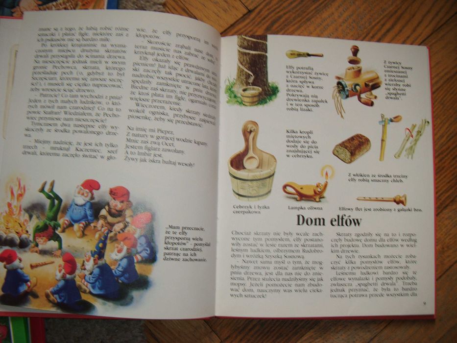 Leśny ludek - 6ksiażek (Tony Wolf); Skrzaty,Smoki,Olbrzymy,Elfy,Wróżki