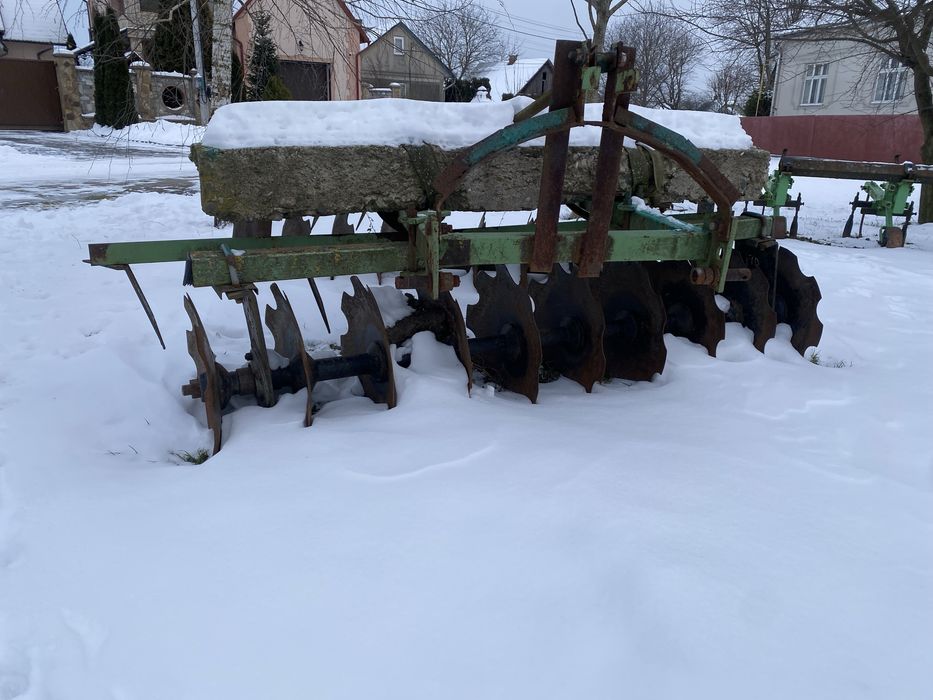 Продаю дискову борону для міні трактора, та раму на газ 66