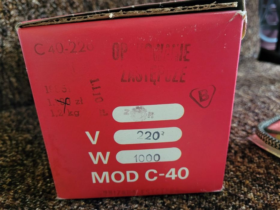 Żelazko elektryczne PREDOM DEZAMET z czasów PRL