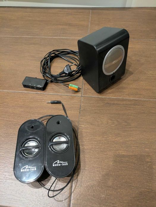 Głośniki komputerowe mini subwoofer + 2 satelitki
