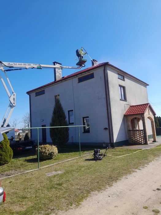 Mycie dachów i elewacji