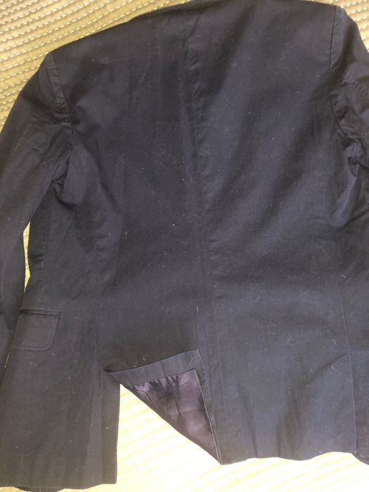 CALVIN KLEIN JEANS młodzieżowa marynarka oryginalna ciemny granat r.12