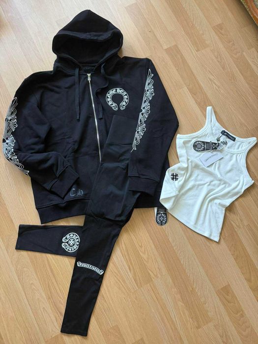 худі zip Chrome Hearts, толстовка хром хард зипка худи
