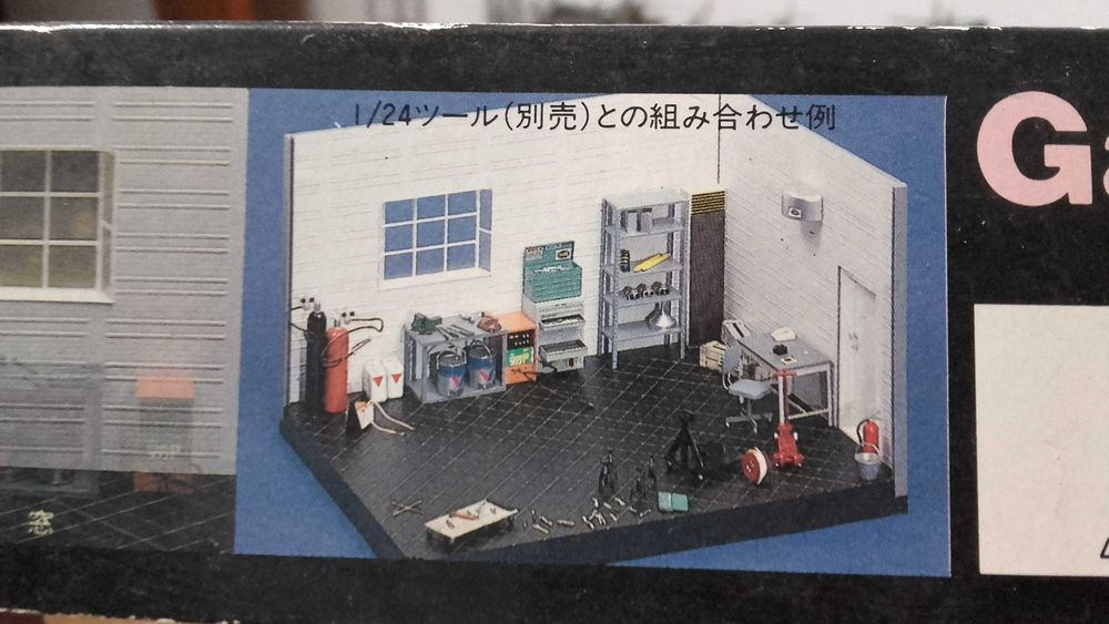 Kit plástico modelismo Garagem Fujimi 1/24