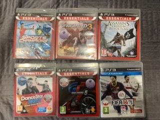 Playstation 3 + 6 gier + Ps Move