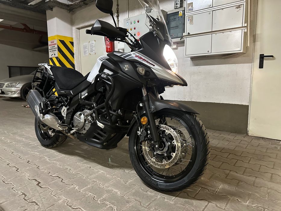 Suzuki DL650XT V-Strom 2017 grzane manetki,gmole, wysoka szyba