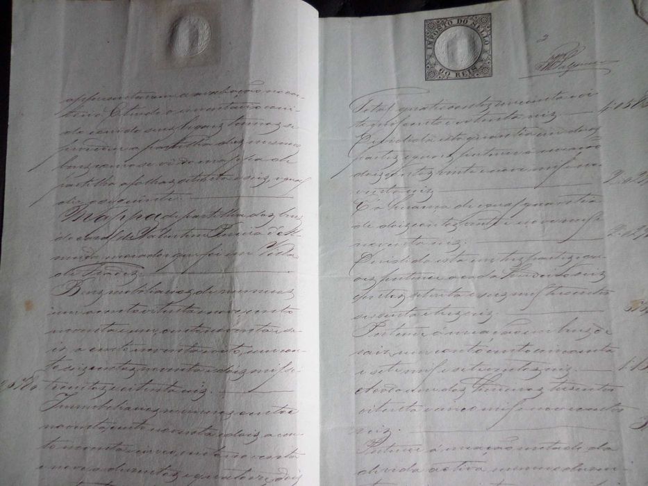 Documento Manuscrito Sec. XIX  ,  20 páginas