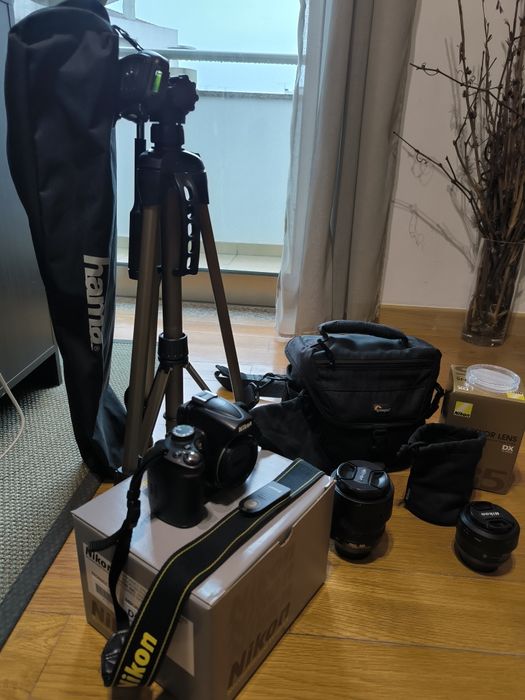 Nikon d5000 + lentes + acessórios