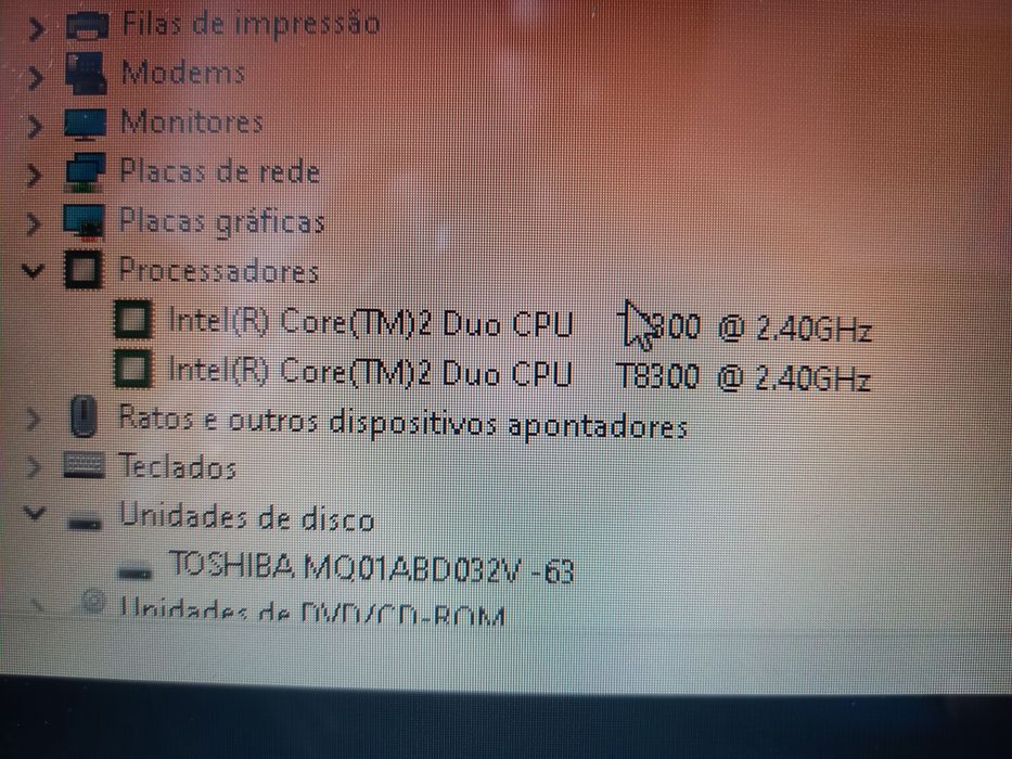 Portatil HP dv6000 Intel 2.4GHz 4 GB RAM 320 GB com bateria