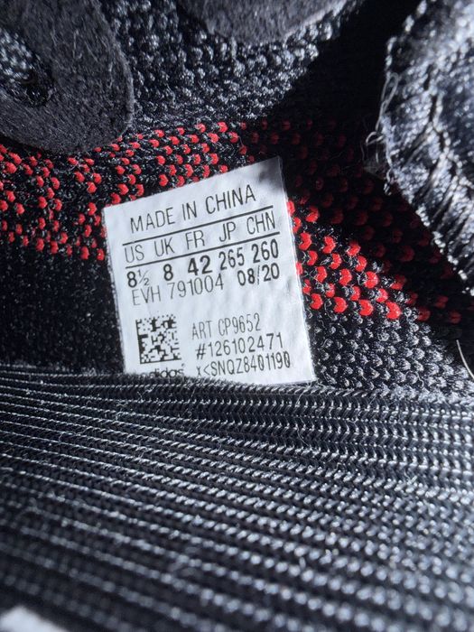 Yeezy Boost 350 V2 Black Red Originais