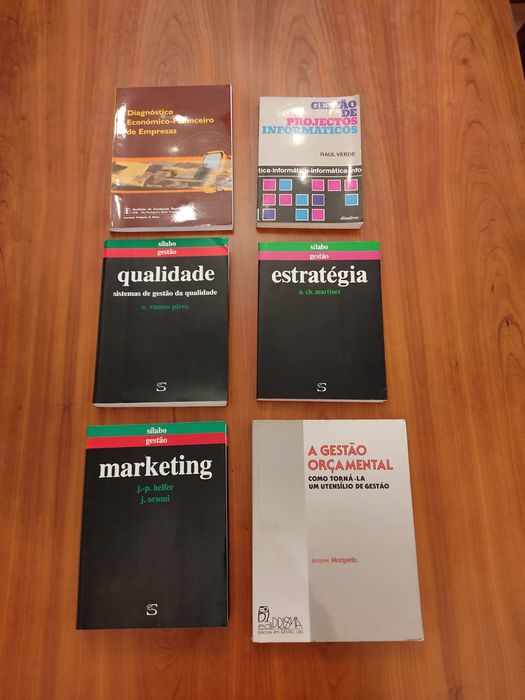 6 livros de Gestao