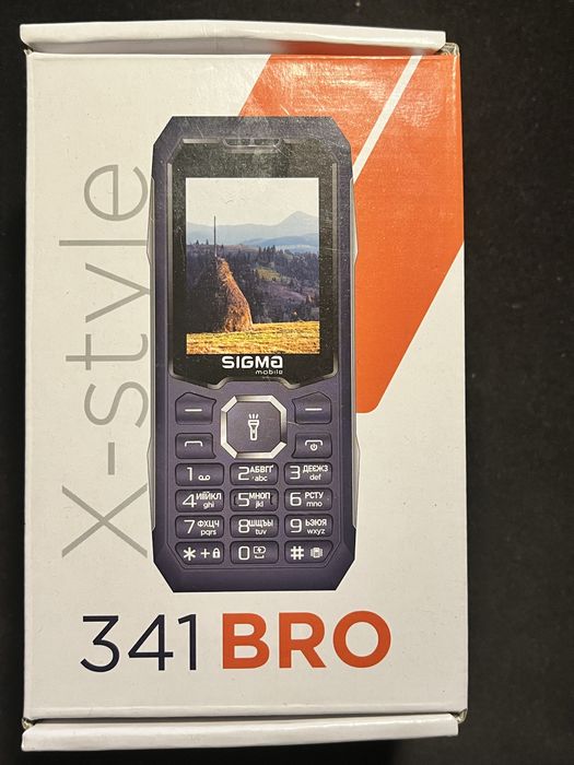 Кнопочный телефон Sigma 341 BRO