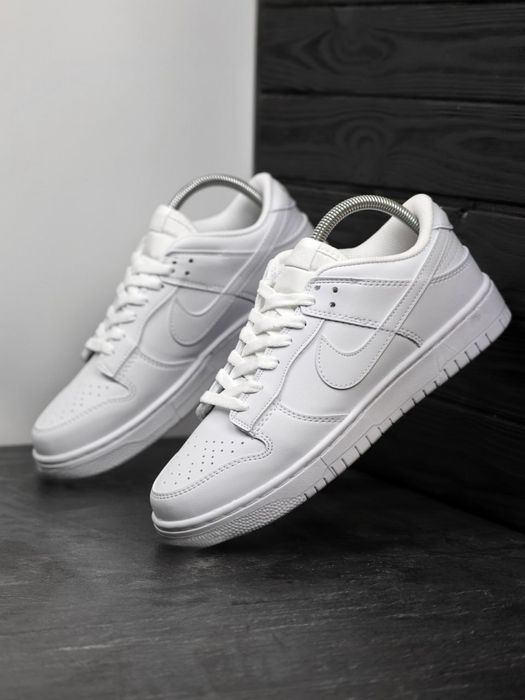 Чоловічі демісезонні кросівки , кроссовки, Nike Dunk, білі кросівкі