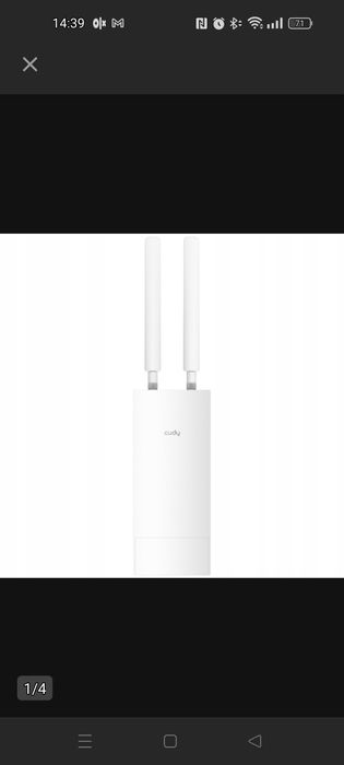 Cudy Zewnętrzny Punkt dostępu RE1200 Outdoor WiFi Repeater AC1200