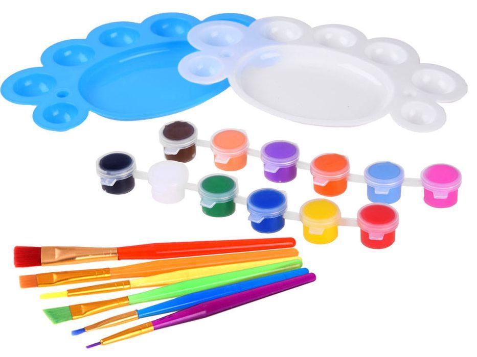 Fartuszek Do Malowania 27 El. Farby Pędzle Za4422