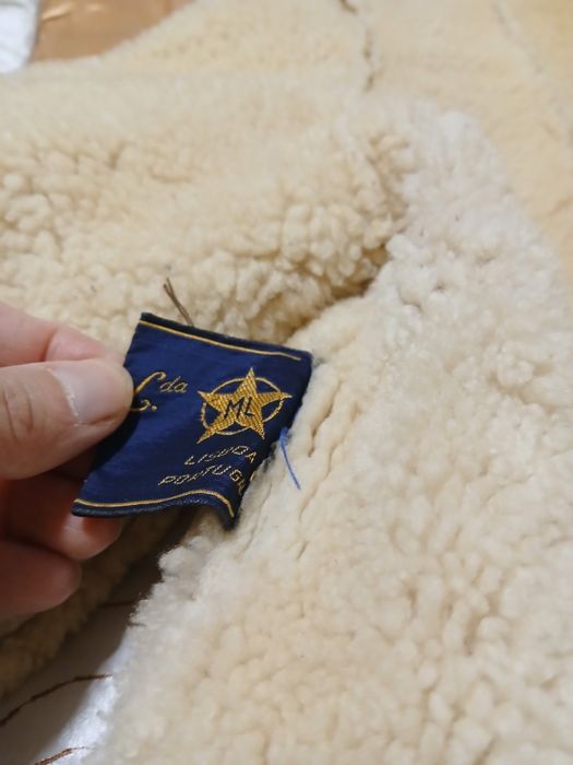 Casaco em Pele e Lã