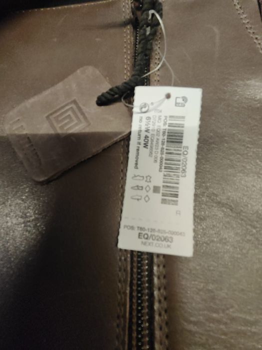 Kozaki skórzane firmy Next.