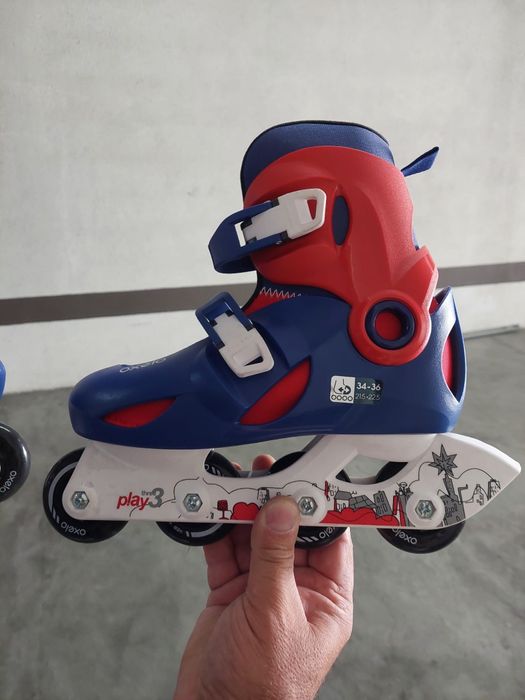 Patins linha criança Play 3 Oxelo
