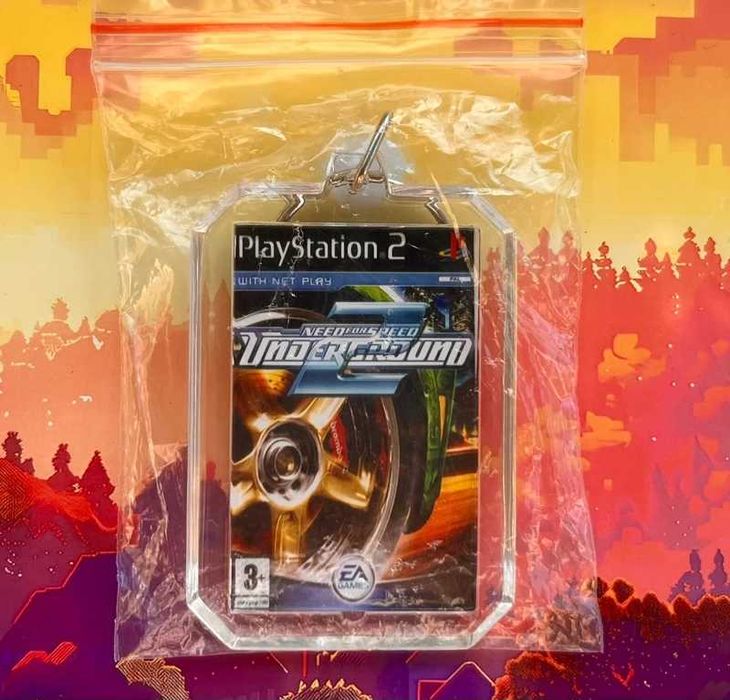 Brelok NFS: Underground 2 - mini okładka gry PS2