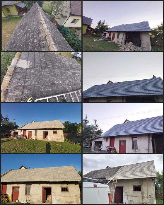 Malowanie dachu dachów elewacji krycie papą mycie czyszczenieGWARANCJA