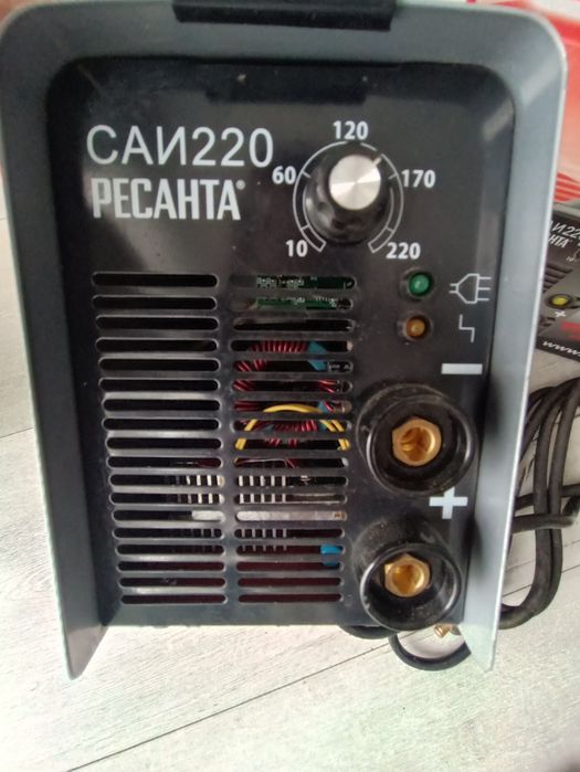 Spawarka inwertorowa RESANTA SAI-220 (220A) — komplet, stan bdb!