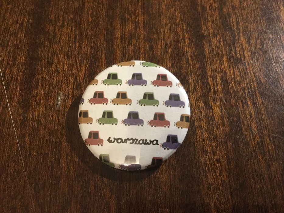 Pin kolekcjonerski, odznaka, wpinką, spinka WARSZAWA