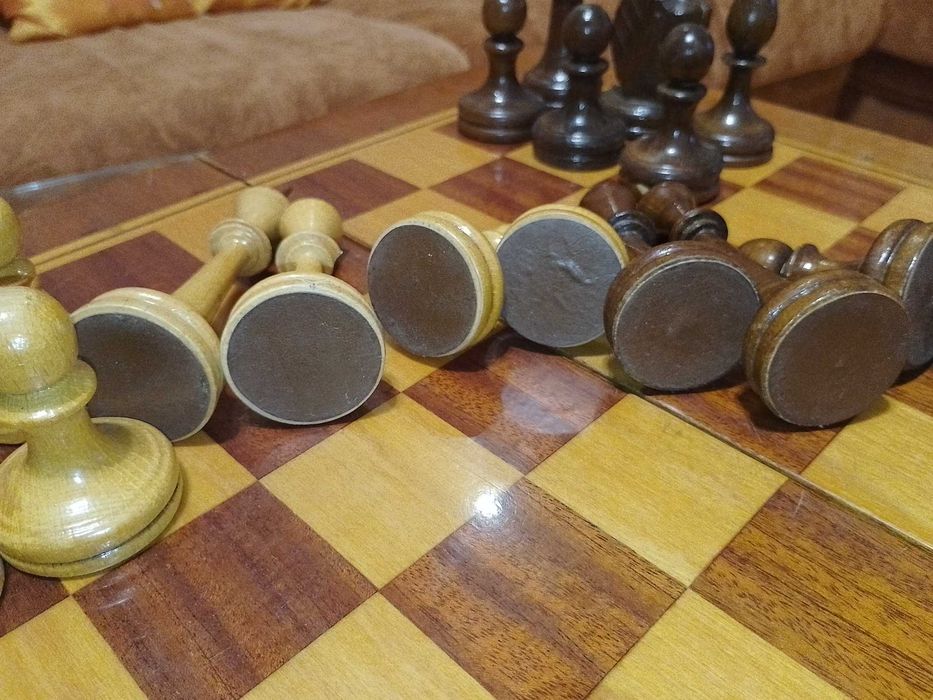 Шахматы большие дерево СССР