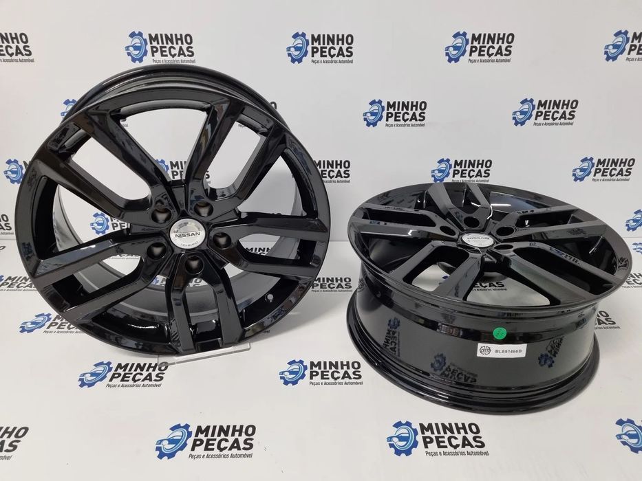 Jantes Nissan Qashqai em 18 Preto Brilho (5x114.3)