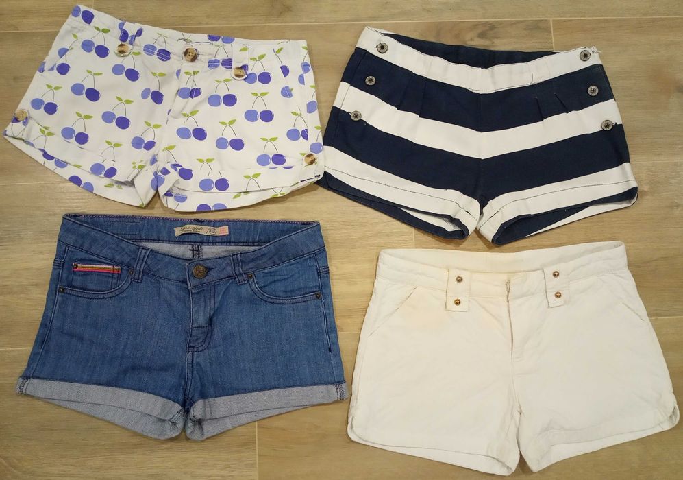 Calções Sfera Girls - 12 anos, com elástico ajustável na cintura