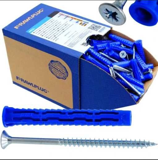 Kołek Uniwersalny 8x65 z Wkrętem 5x80 50 szt  Rawlplug 4ALL
