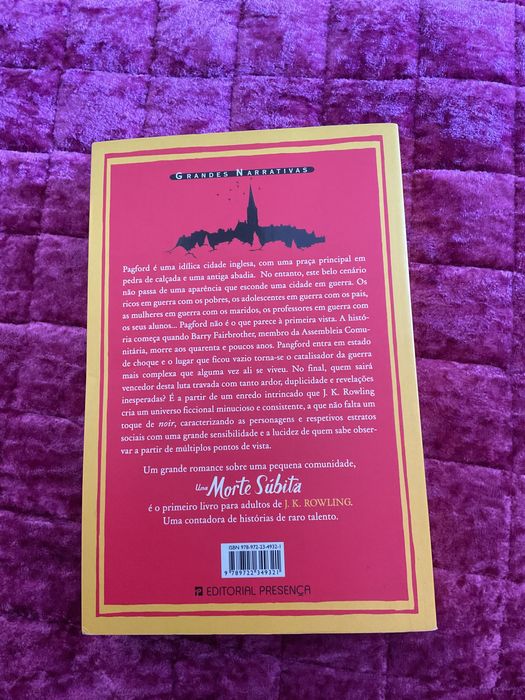 Uma Morte Súbita - J.K. Rowling