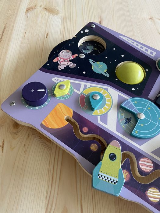 Conjunto 3 brinquedos bebé em madeira