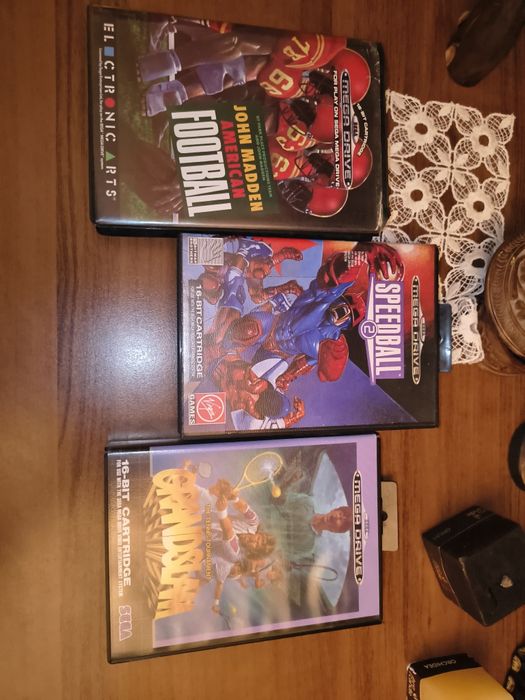 Sega mega drive // zestaw gier // Speedball 2, Madden